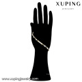 74857 xuping joyería al por mayor nuevo diseño 14 k chapado en oro circonita cúbica pulsera de diamantes para las mujeres